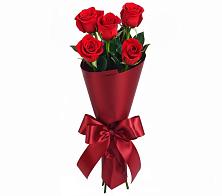 Букет 5 Красных роз Эдлесс Лав в Уинское