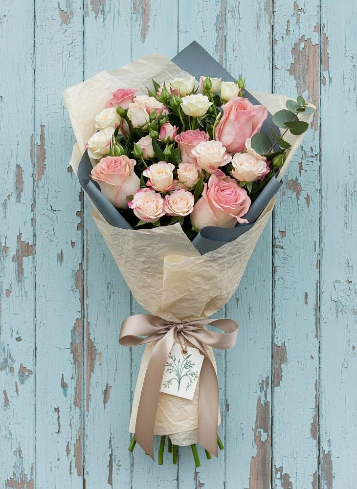 Букет цветов из: Розы в Уинское