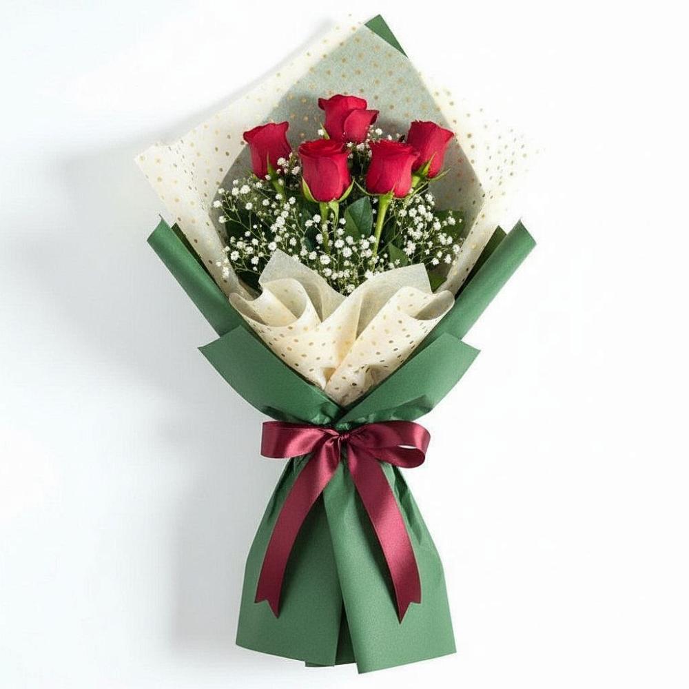 Букет цветов из: Розы в Уинское