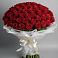 Букет 101 Красная роза Блэк Мэджик в Уинское