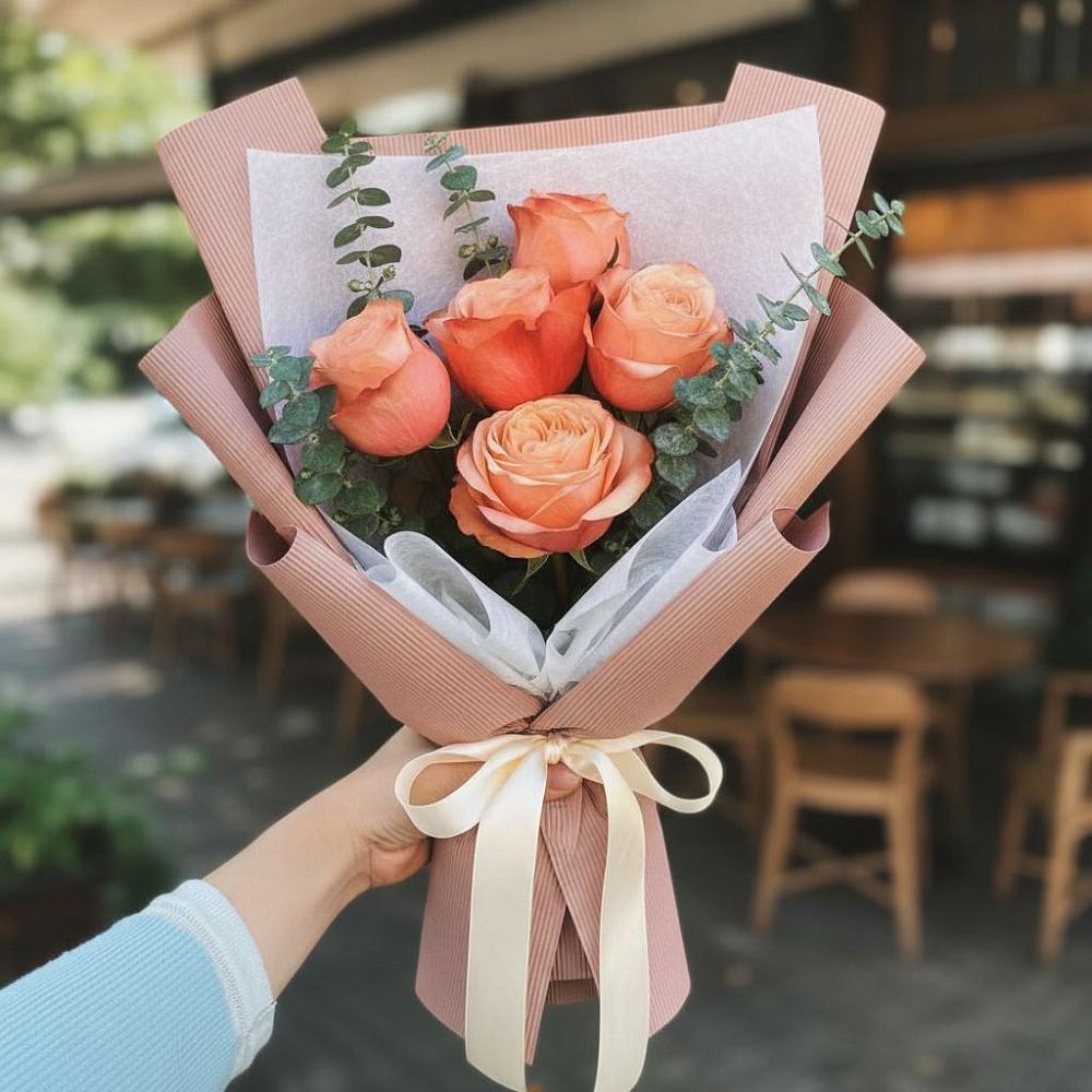 Букет цветов из: Розы в Уинское