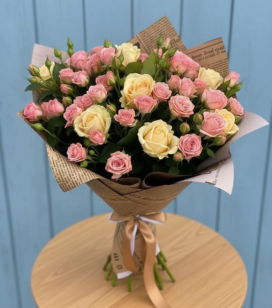 Букет цветов из: Розы в Уинское