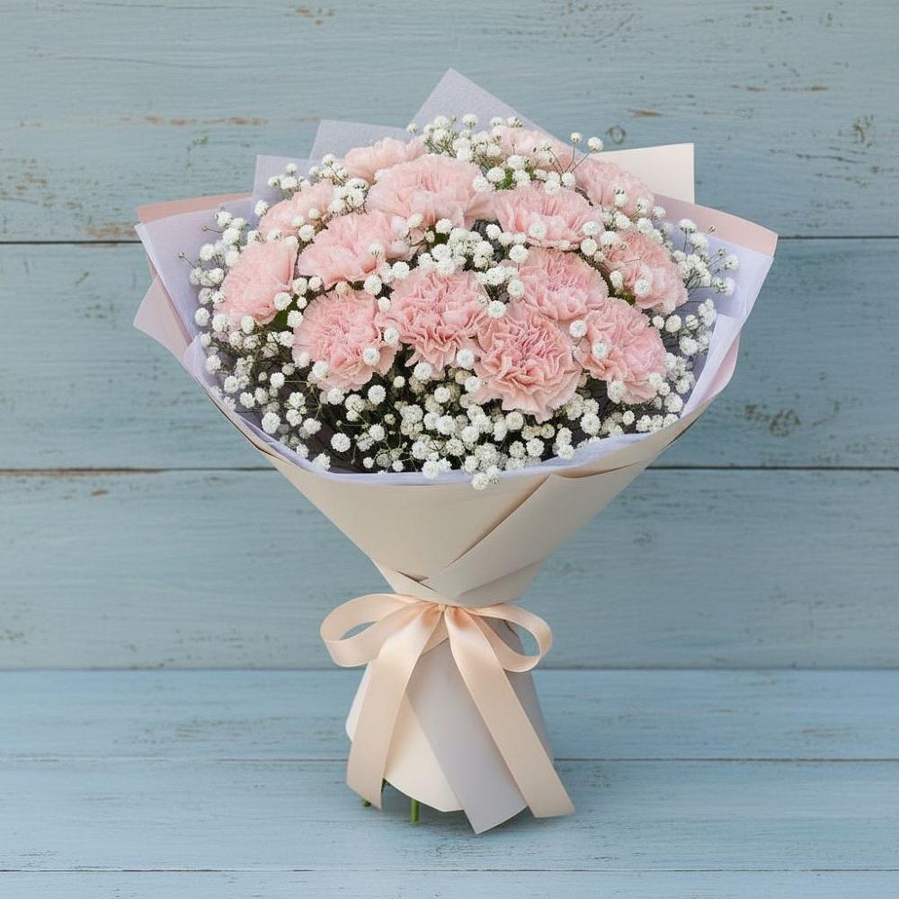 Букет цветов из: Гвоздики в Уинское