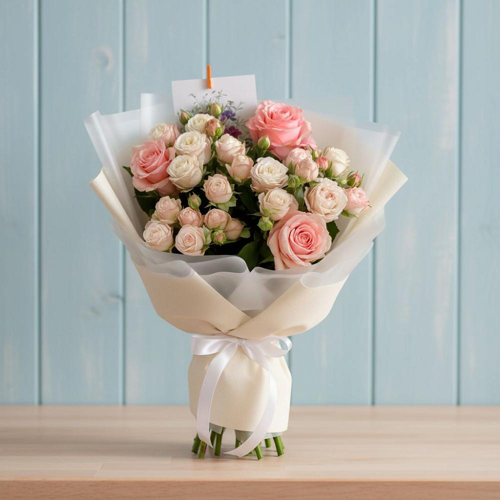 Букет цветов из: Розы в Уинское