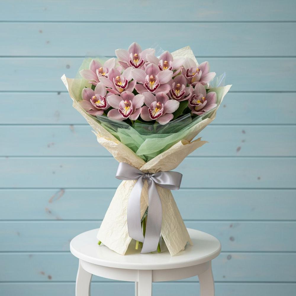 Букет цветов из: Орхидеи и Розы в Уинское