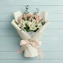 Букет цветов из:  Альстромерии в Уинское