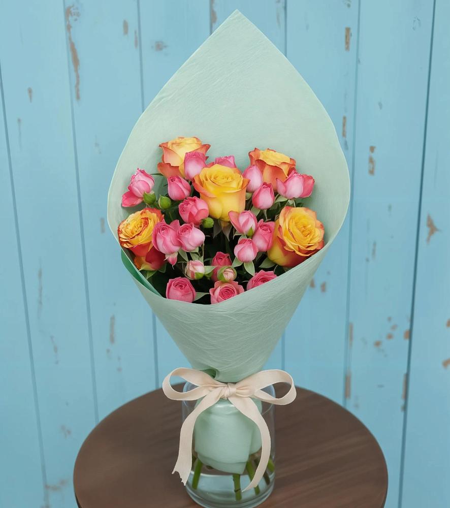 Букет цветов из: Розы в Уинское