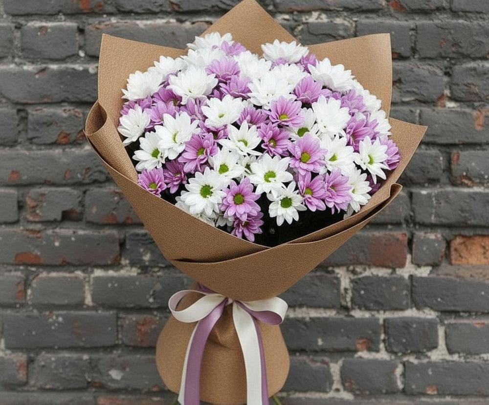 Букет цветов из: Хризантемы в Уинское