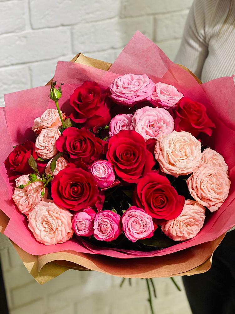 Букет цветов из: Розы в Уинское