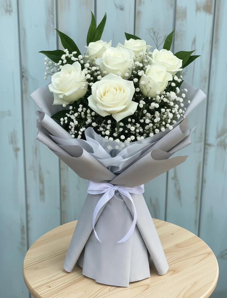 Букет цветов из: Розы в Уинское