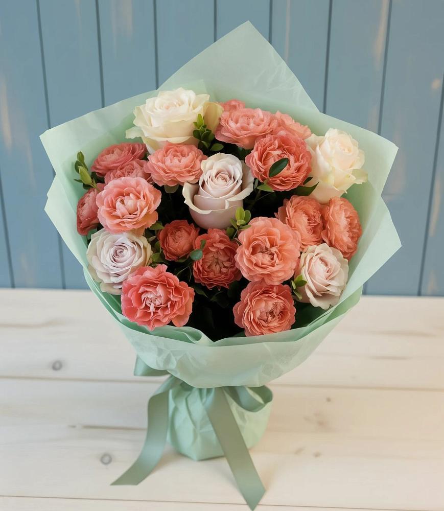 Букет цветов из: Розы в Уинское