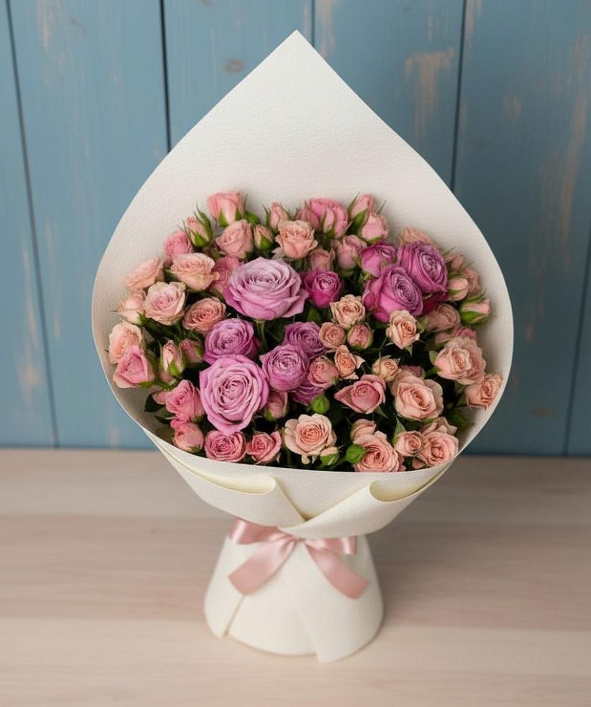 Букет цветов из: Розы в Уинское