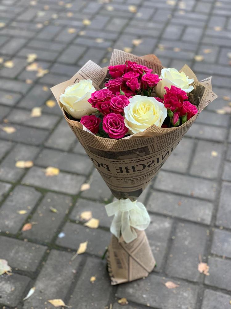 Букет цветов из: Розы в Уинское