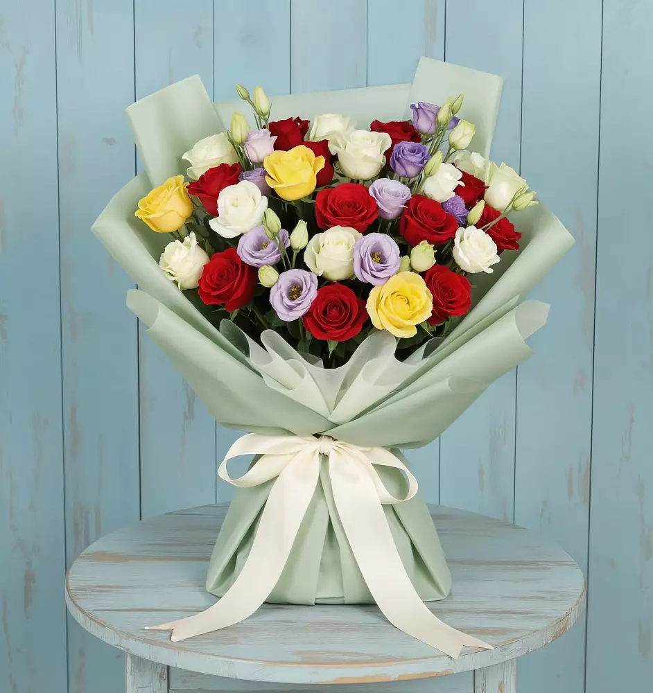 Букет цветов из: Розы в Уинское